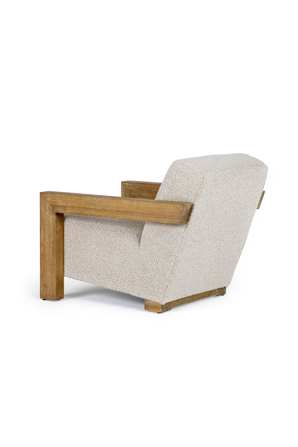 Wood-Framed Beige Accent Chair | OROA Modern Dalhart | Oroa.com