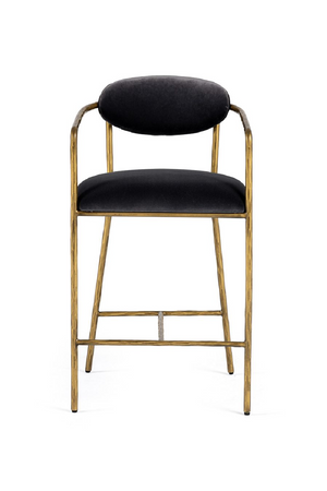 Gray Velvet Counter Chair | OROA Modern Baird | Oroa.com
