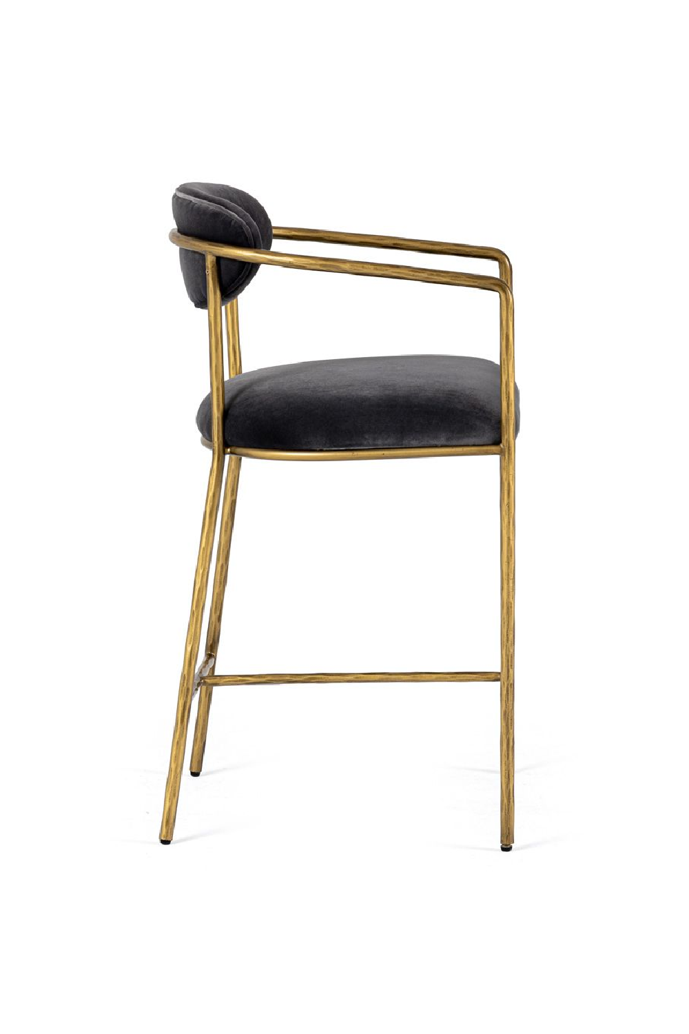 Gray Velvet Counter Chair | OROA Modern Baird | Oroa.com