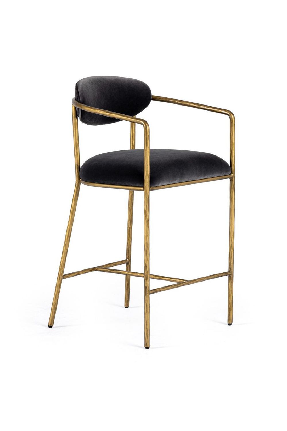 Gray Velvet Counter Chair | OROA Modern Baird | Oroa.com