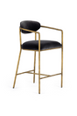 Gray Velvet Counter Chair | OROA Modern Baird | Oroa.com