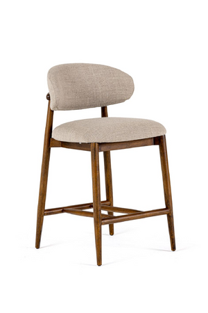 Beige Linen Counter Chair | OROA Modern Blum | Oroa.com