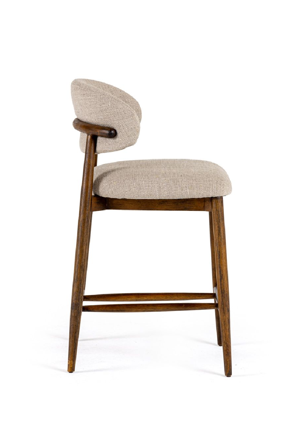 Beige Linen Counter Chair | OROA Modern Blum | Oroa.com