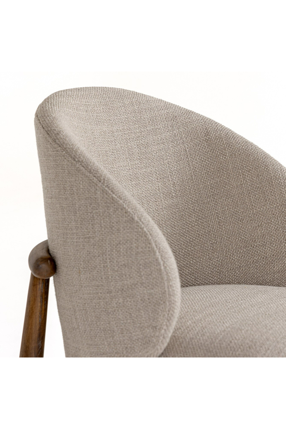 Beige Linen Dining Chair | OROA Modern Blum | Oroa.com