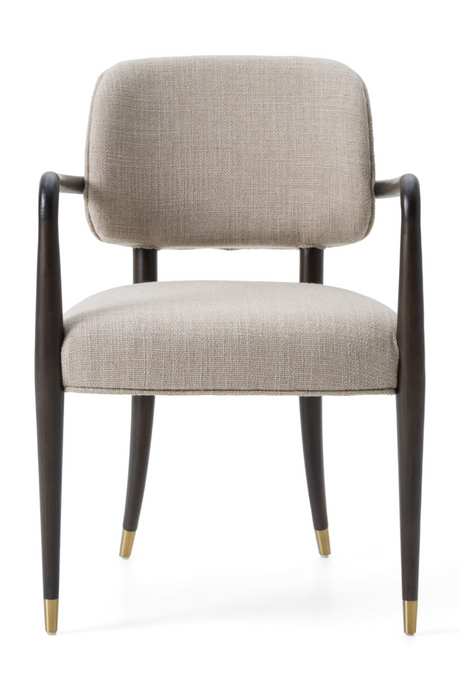Oak Framed Beige Dining Chair | OROA Modern Kathy | Oroa.com