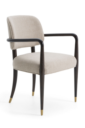 Oak Framed Beige Dining Chair | OROA Modern Kathy | Oroa.com