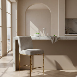   Linen Counter Chair | Oroa.com