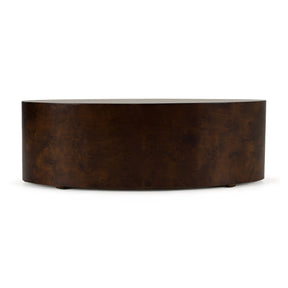 Walnut Burl Oval Coffee Table - OROA Modern August - view 1