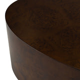 Walnut Burl Oval Coffee Table | OROA Modern August