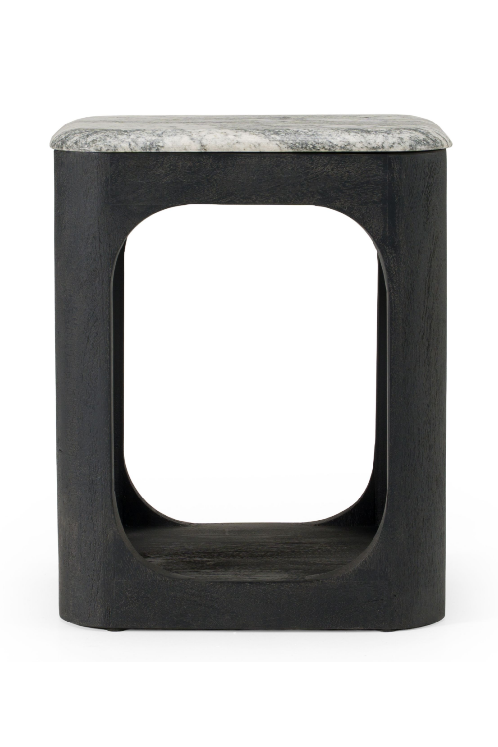 White Granite End Table | OROA Modern Marco | Oroa.com