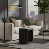 White Granite End Table | OROA Modern Marco | Oroa.com