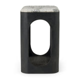 White Granite End Table | OROA Modern Marco | Oroa.com