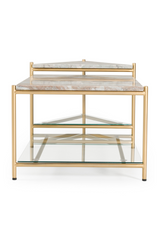 Beige Marble Coffee Table | OROA Modern Mosk | Oroa.com