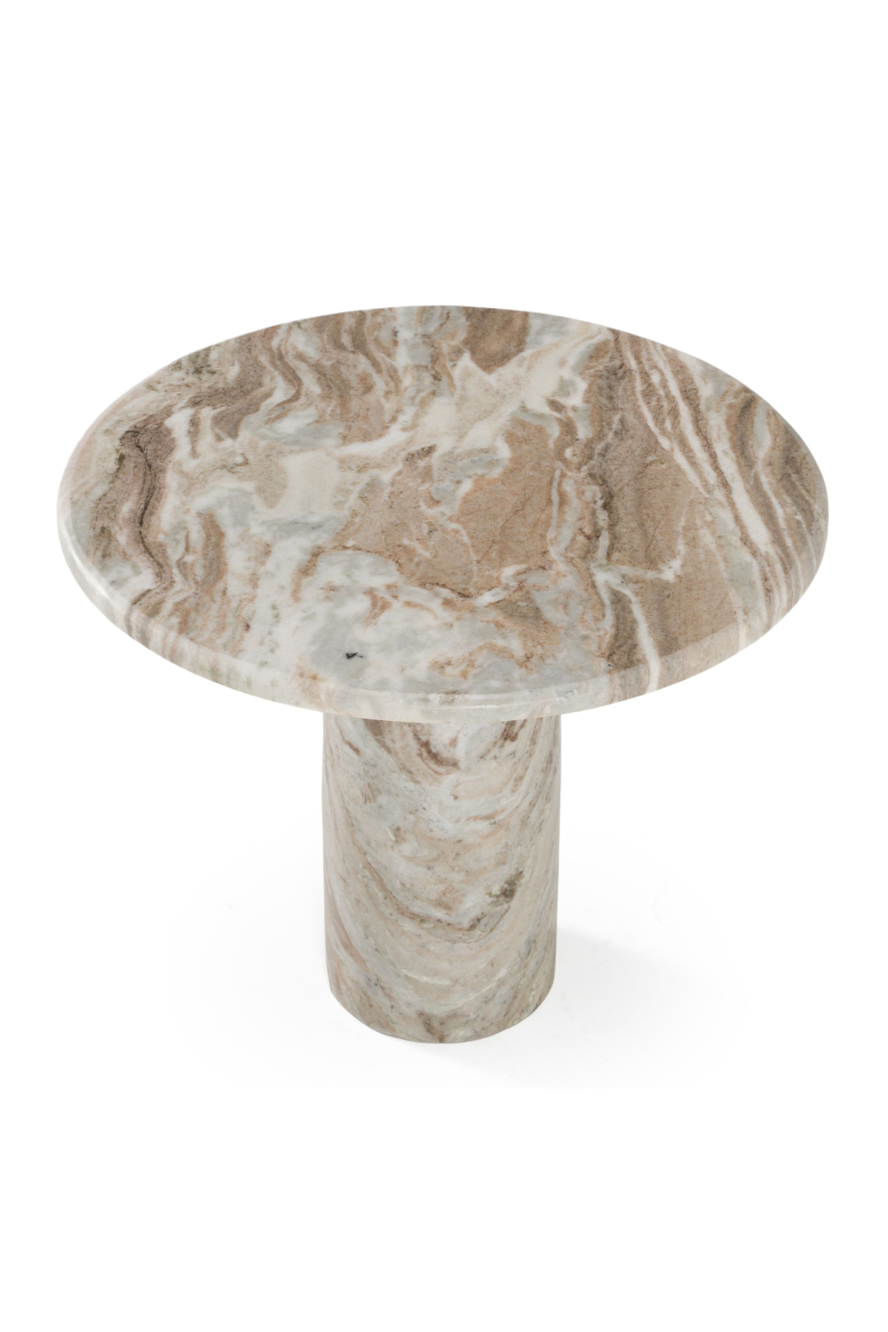 Natural Marble Round Coffee Table | OROA Modern Isaac | Oroa.com