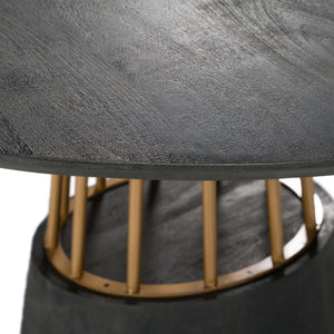   Black Mango Wood Dining Table | Oroa.com