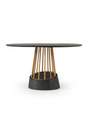 Black Mango Wood Dining Table | OROA Modern Cotopaxi | Oroa.com