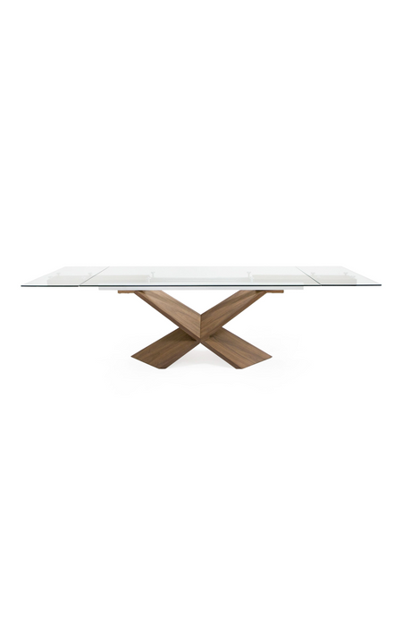 Extendable Glass Dining Table | OROA Modern Scott | Oroa.com