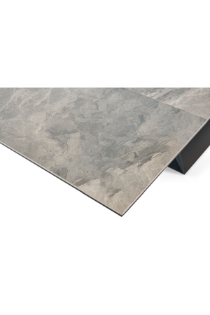 Gray Ceramic Extendable Dining Table | OROA Modern Baldwin | Oroa.com