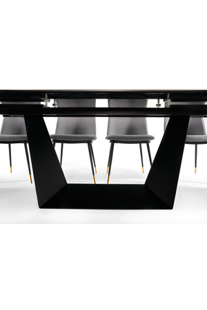 Gray Ceramic Extendable Dining Table | OROA Modern Baldwin | Oroa.com
