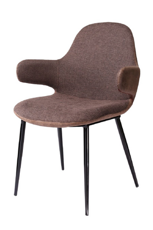 Brown Vegan Leather Accent Chair | OROA Modern Bontura | Oroa.com
