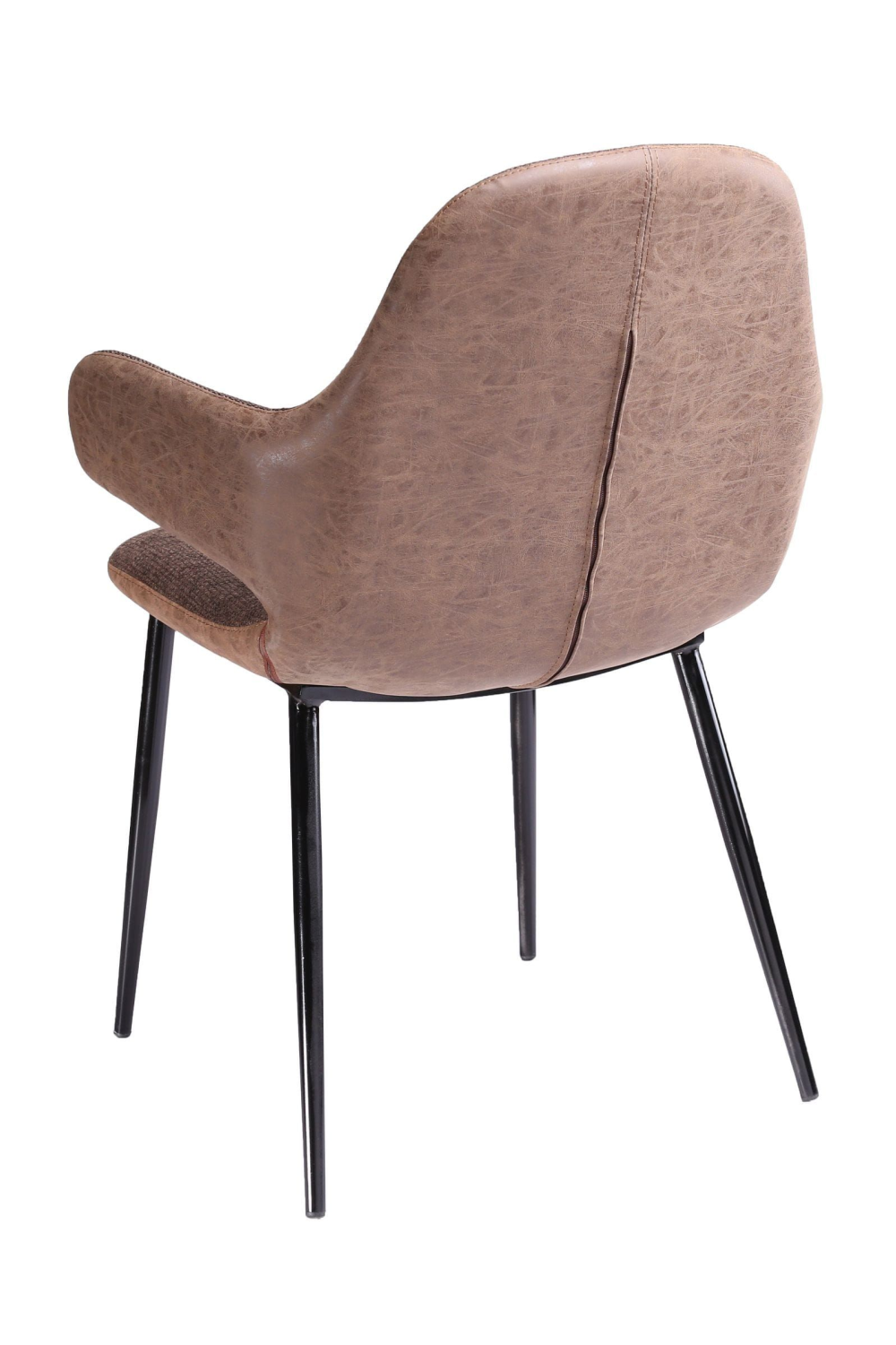 Brown Vegan Leather Accent Chair | OROA Modern Bontura | Oroa.com