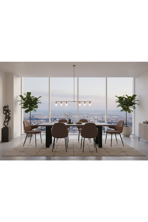 Brown Vegan Leather Accent Chair | OROA Modern Bontura | Oroa.com