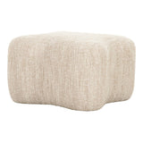 Beige Curved Ottoman | OROA Modern Spiro | Oroa.com