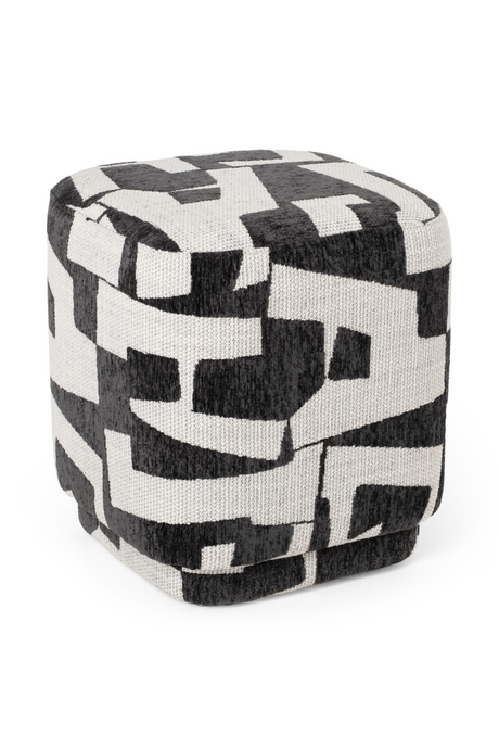 Patterned Fabric Ottoman | OROA Modern Loftis | Oroa.com