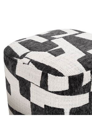 Patterned Fabric Ottoman | OROA Modern Loftis | Oroa.com