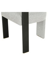 Gray Curved Dining Chair | OROA Modern Kenmare | Oroa.com