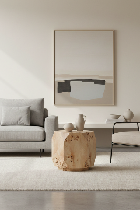 Mappa Burl End Table | OROA Modern July