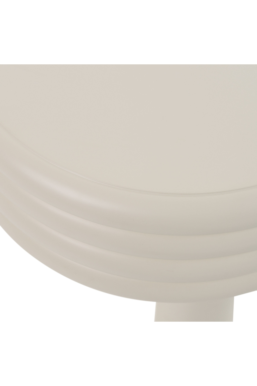 Round White Tiered End Table | OROA Modern Townley | Oroa.com