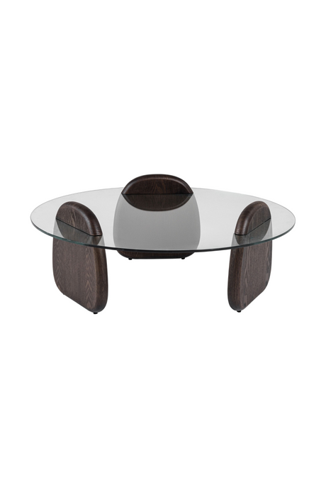 Solid ASh Glass Coffee Table | OROA Modern Buxton | Oroa.com