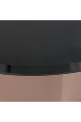 Black Mirror Round Coffee Table | OROA Modern Ingram | Oroa.com
