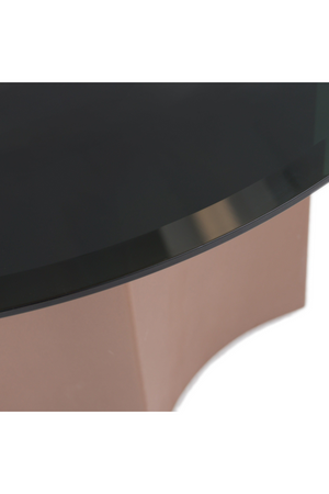 Black Glass Nesting Coffee Tables (2) | OROA Modern | Oroa.com