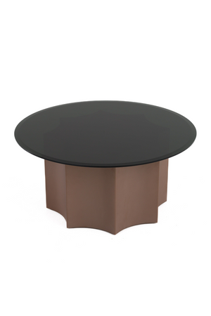 Black Glass Nesting Coffee Tables (2) | OROA Modern | Oroa.com
