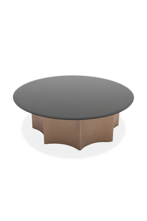 Black Glass Nesting Coffee Tables (2) | OROA Modern | Oroa.com