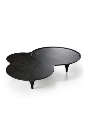 Free-Form Black Ash Coffee Table | OROA Modern Beulah | Oroa.com