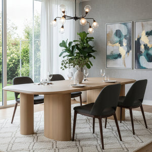 Ash Veneer Oval Dining Table | OROA Modern Summit
