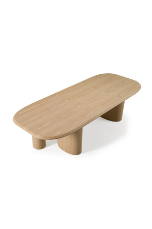Ash Veneer Oval Dining Table | OROA Modern Summit