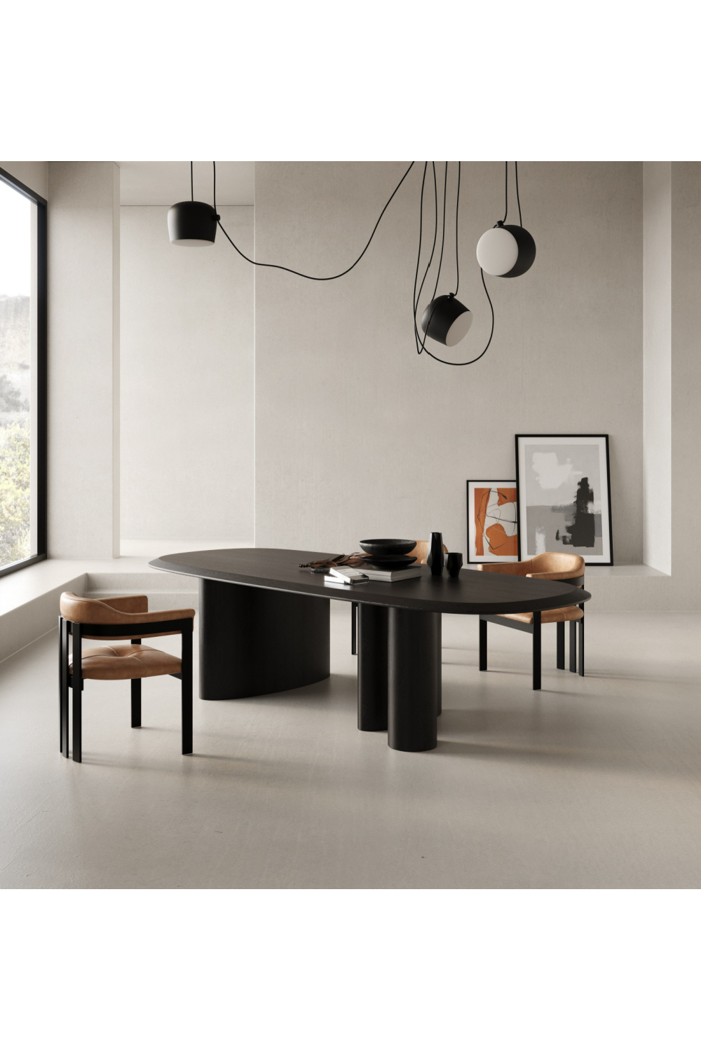 Ash Veneer Oval Dining Table | OROA Modern Summit | Oroa.com