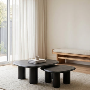   Freeform Ash Coffee Table Set (2) | Oroa.com