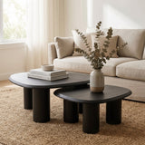 Freeform Ash Coffee Table Set (2) | OROA Modern Summit