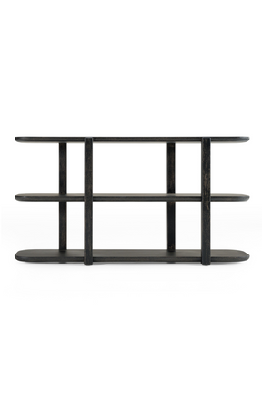 Brown Open-Back Bookshelf | OROA Modern Noah | Oroa.com
