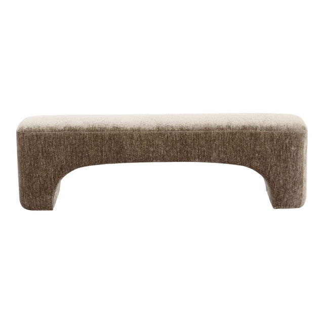 Tan Fabric Bench | OROA Modern Siegal | Oroa.com