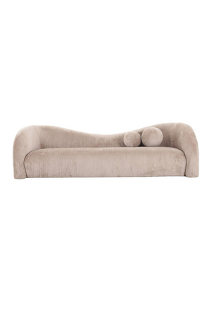 Wavy Back 4-Seater Sofa | OROA Modern Calico | Oroa.com