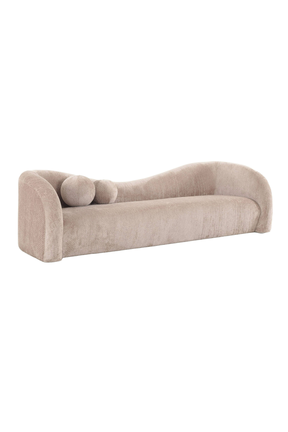 Wavy Back 4-Seater Sofa | OROA Modern Calico | Oroa.com