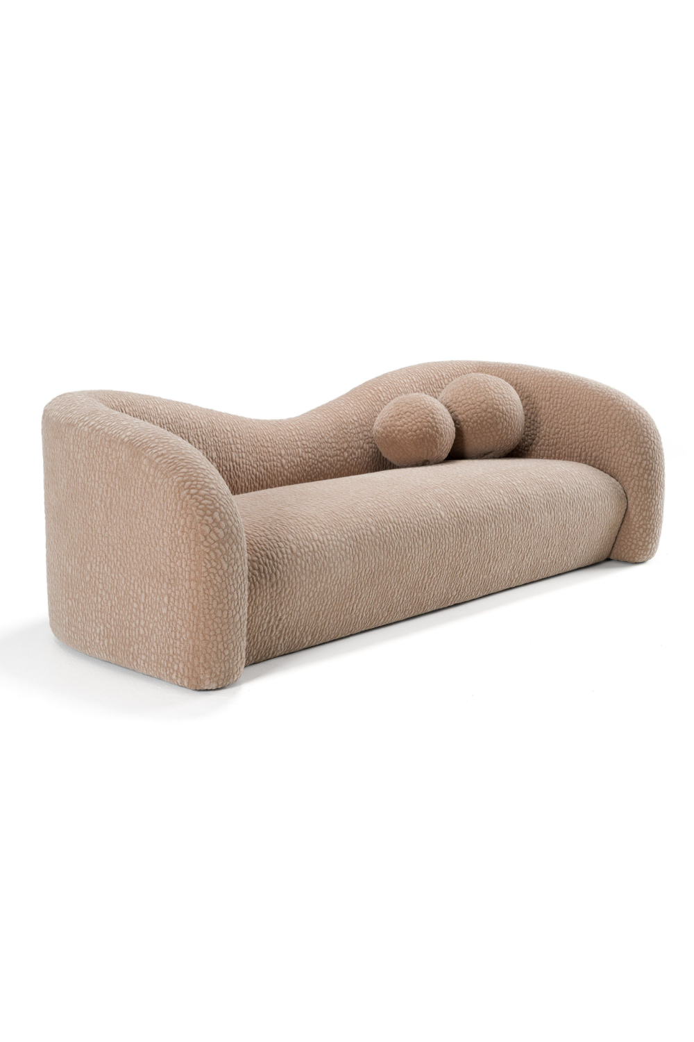 Wavy Back 4-Seater Sofa | OROA Modern Calico | Oroa.com
