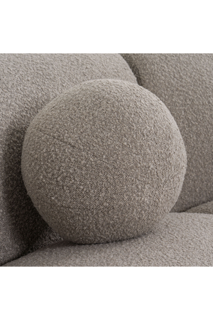 Curved Gray Sectional Sofa | OROA Modern Allis | Oroa.com