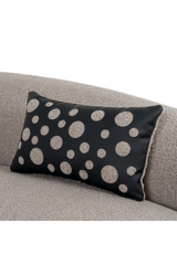 Curved Gray Sectional Sofa | OROA Modern Allis | Oroa.com